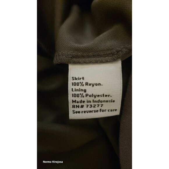 Nine West Womens Brown Maxi Skirt Tiered Design Rayon & Polyester Size S - Picture 6 of 7